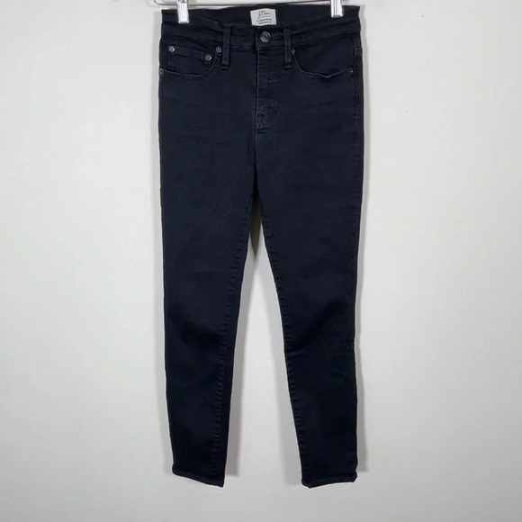 J.Crew Stretchy Toothpick Skinny Black Jeans - Picture 2 of 11